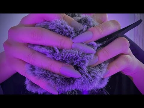 Fast & Aggressive⚡ASMR Fluffy Mic Scratching 🤯 | Brain Melting Scalp Massage (No Talking)