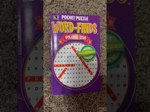 ASMR Tapping On Word-Finds Volume 258 #ASMR #Shorts