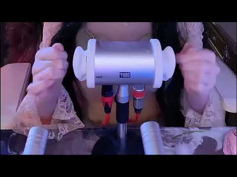 Deep Ear Cleaning & Relaxing ASMR: Gentle Ear Brushing, Scraping, Fizzing Sounds & Wooden Tapping