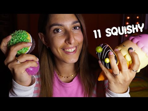 TI RILASSO CON 11 SQUISHY DIVERSI 😍 ASMR ITA