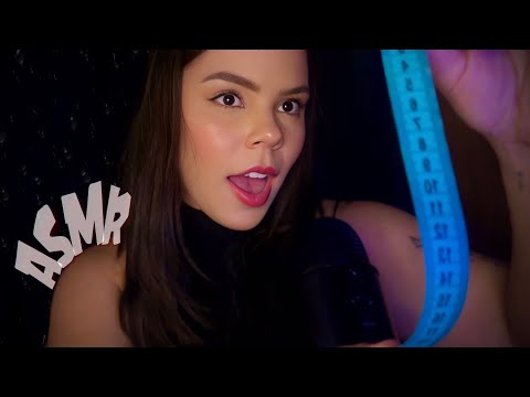 ASMR Medindo Você da Cabeça aos Pés 🦶📏 Sussurros & Atenção Pessoal