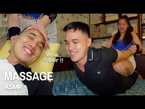 ASMR 😊 Super relaxing massage from the skilled girl at the barbershop