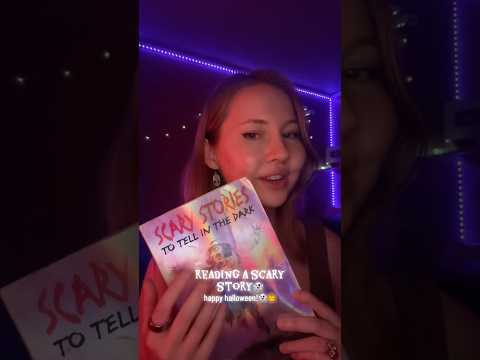 Spooky Story Reading 👻 #asmrshorts