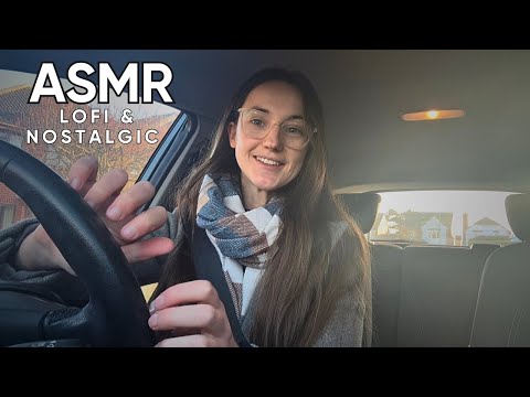 ASMR in a Ford Fiesta Car  &  Drive with Me 🚘  Lofi & Nostalgic ✨