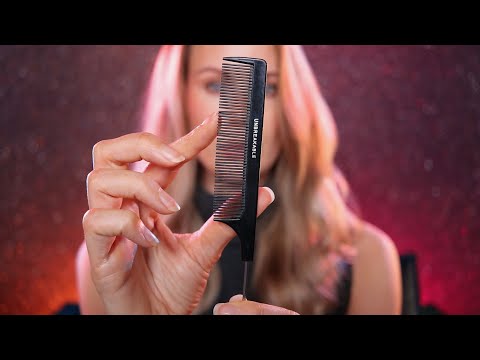 ULTRA CLOSE UP ASMR | HAIR BRUSHING | Personal attention (sponsored by Raycon)