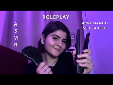 ASMR CASEIRO - ROLEPLAY | ARRUMANDO SEU CABELO