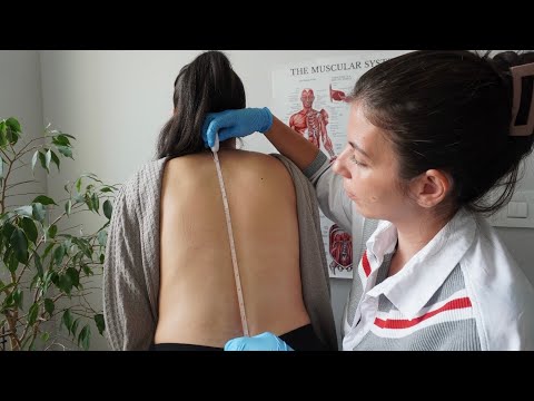 ASMR Back Exam & Chiropractic Adjustments | Measurements, Massage, Real Person Soft Spoken RolePlay