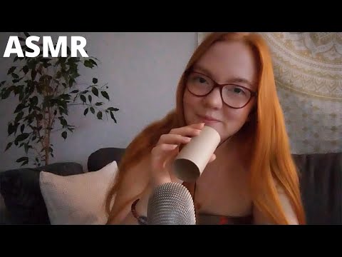 ASMR SUOMI 💤 Suuääniä, naputtelua ja kuiskailua vessapaperirullan kanssa 💤