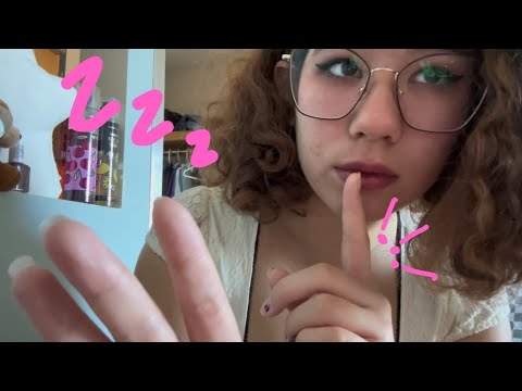 ASMR shhh it’s okay! positive affirmations, trigger words, mouth sounds, finger flutters, tapping