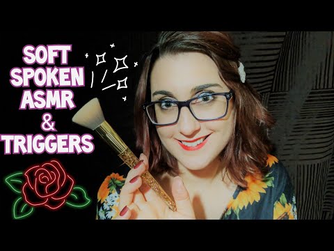 Sleepy Time ASMR ~ Soft Spoken Voice ~  Tingly Triggers  (New Camera 📸 )