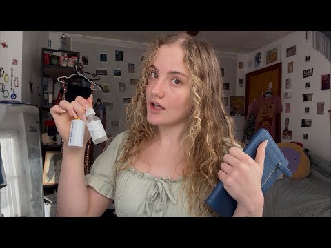grwm for a beautiful day ASMR simple skincare & journal w/ me (I got in trouble in class…) 