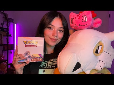 POKEMON SCARLET & VIOLET PALDEA EVOLVED BOOSTER BOX OPENING! (ASMR)