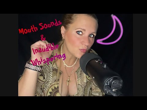 [ASMR]  ⚠️Very tingly  Inaudible whispering Soft Spoken real talk• Mouth Sounds • Finger Fluttering