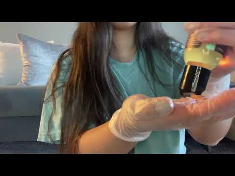 ASMR | Glove & Oil Sounds