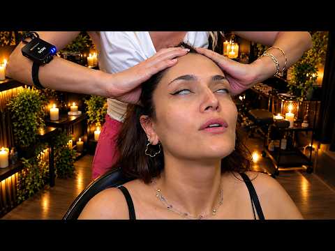 Moments Of Deep Peace For Lady + Relaxing Full Body Massage & Cracks [ ASMR ]