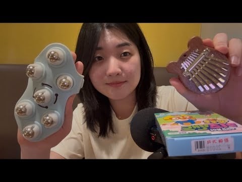 ASMR Do you like tapping ❓(in cozy cafe🛋️) / triggers 