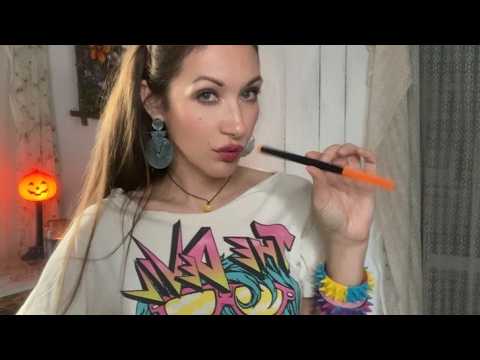 asmr Drawing & Face Painting on You  (Directly on the Camera)