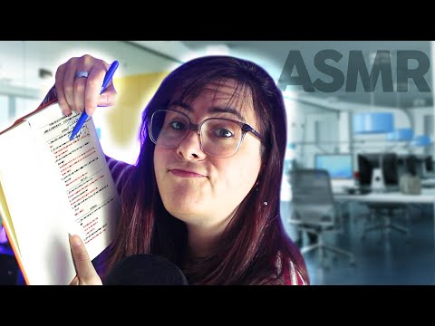 ASMR Roleplay Entrevista RARA con Preguntas ABSURDAS | Zeiko ASMR