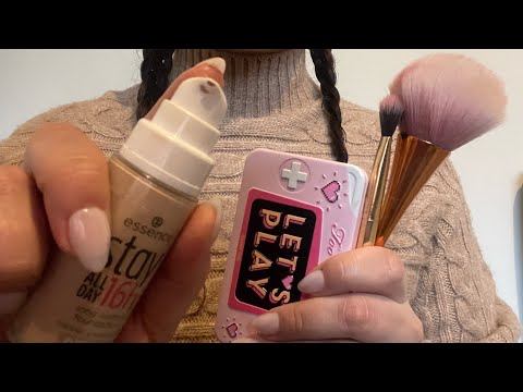 ASMR doing your makeup 💄 directly on camera 📸 lofi sound & no talking 