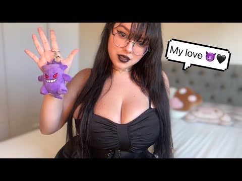 NAMORADA GÓTICA NA CAMA CUIDA DE VOCÊ 🖤 ASMR 