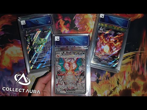 ASMR Français • On découvre mes notes ! Réception de cartes gradées pokémon de chez COLLECT AURA 😴✨