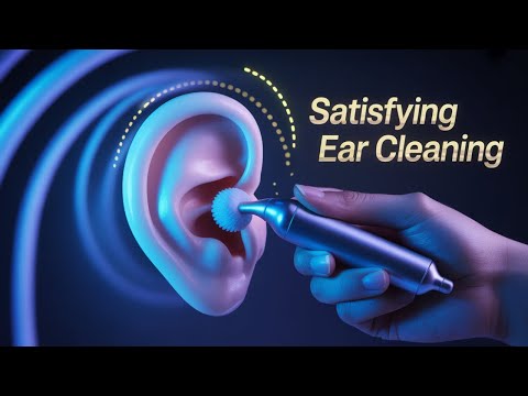 Deep Ear Cleaning ASMR: Goose Feather,Cotton Swab, Tuning Fork & Whisper Triggers / 3Hr (No Talking)