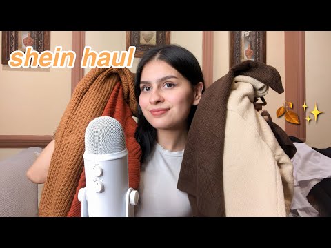 ASMR | haul de shein 🍂