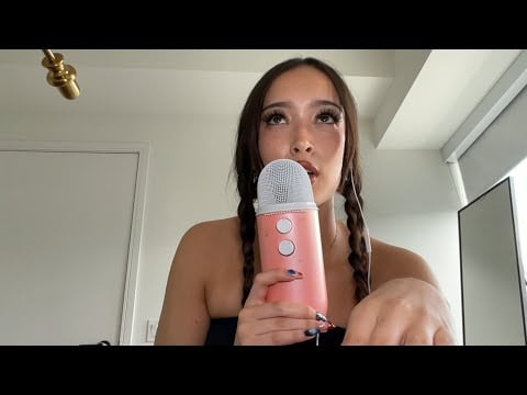 ASMR filmed on my iPad! (close whispers, makeup haul)