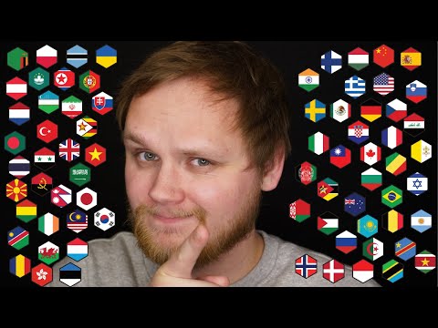 ASMR Hello in 47 languages in 40 seconds