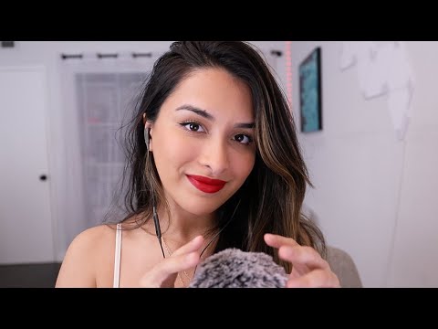 ASMR Fluffy Mic Scratching & Rambles 😴