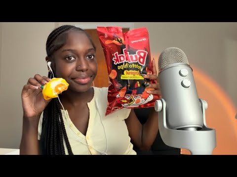 ASMR Asian Snack Mukbang 🍧🤤(5,000 Subscribers Special!)
