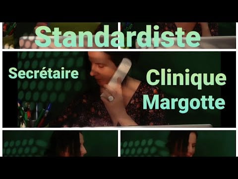 ASMR Français 🎧 Roleplay en Soft-poken Standardiste/secrétaire pour la clinique "Margotte " 🎧✍👩‍💻🗂☎️