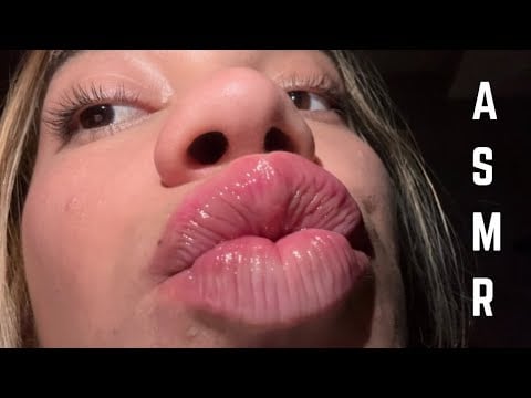 ASMR goodnight kisses in your face💋 NO TALK