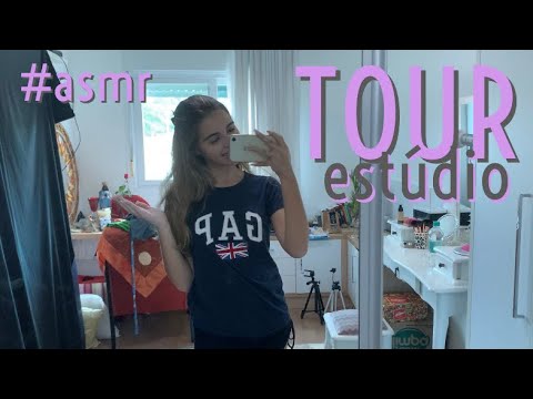 ASMR CASEIRINHO - TOUR PELO ESTÚDIO DE ASMR