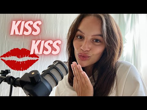 ASMR - 100% SENSITIVITY KISSES for you to fall asleep