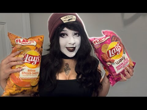 [ASMR] - Funky Lays Tasting (+ Dubai Chocolate)