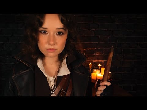 ASMR Vampire Hunter Interrogates You (Vampire🦇) | Leather Sounds