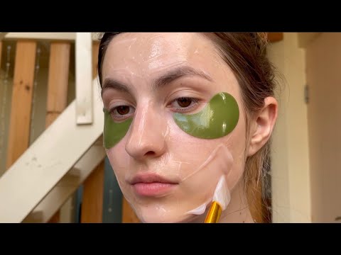 Asmr skin care in 1 minute❤️