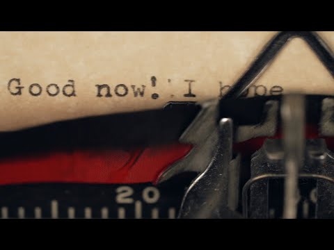 Typing a Letter with a Smith Corona Typewriter for ASMR, Relaxation (and Sleep?)