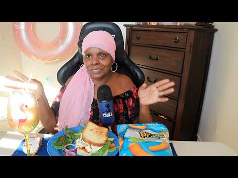 Ewm Homemade Veggie Sandwich Dinner ASMR Eating Sounds
