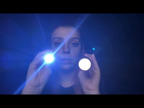 ASMR Follow The Light, Different Light Tests. Personal Attention