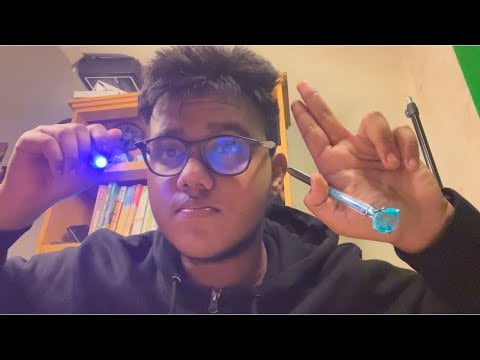 ASMR Fast & Chaotic Cranial Nerve Examination