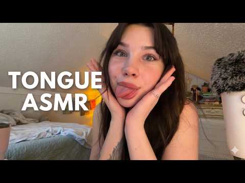 Tongue ASMR (mouth sounds, personal attention, whispering)