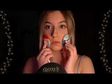 ASMR, Tapping + Mic brushing + Scratching + Te toco la carita, Pau ASMR