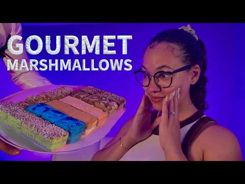 ASMR Gourmet Marshmallow Munching🍭
