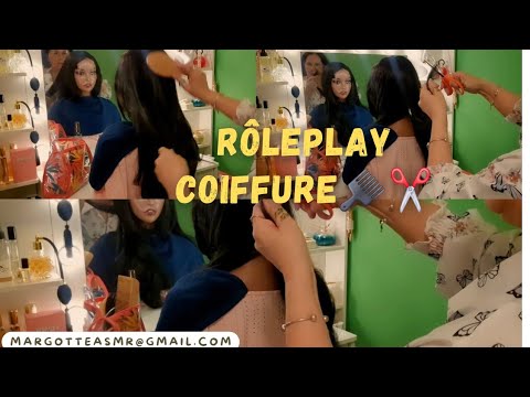 Asmr français, Rôleplay "coiffure " 👩‍🦱✂️🪮