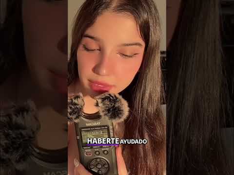 Asmr bonitas palabras close up