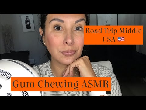 Gum Chewing ASMR | Road 🚙 Trip Ramble | Late Upload