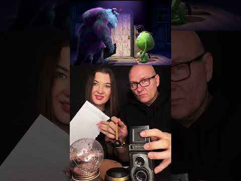 Monsters ASMR / Potwory PIXAR 😍🤯 #monsters #disney #polska #asmr #sztuka