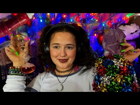 Rizzard of Oz ASMR — crackle sounds, new water sounds, Christmas mic covers, beeswax 🎄
